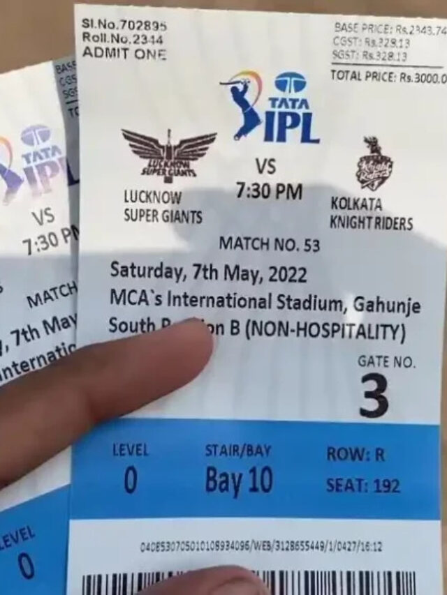 IPL 2023 Seats and Ticket Price